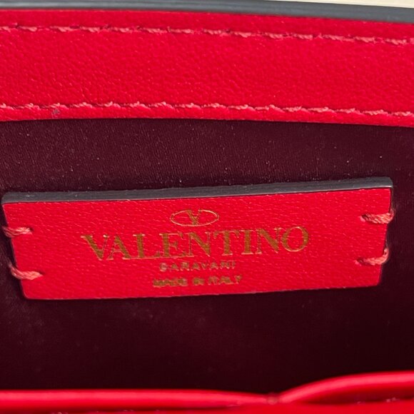 Valentino Garavani Love Lab Dante Paradiso Two Way Bag Red Leather - Preowned - Picture 3 of 13